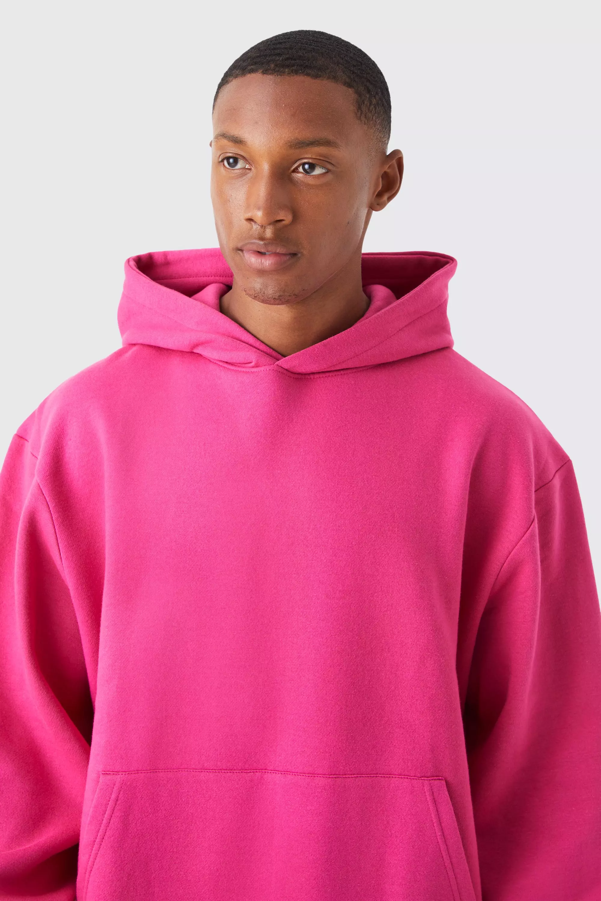 Boohooman on sale pink hoodie